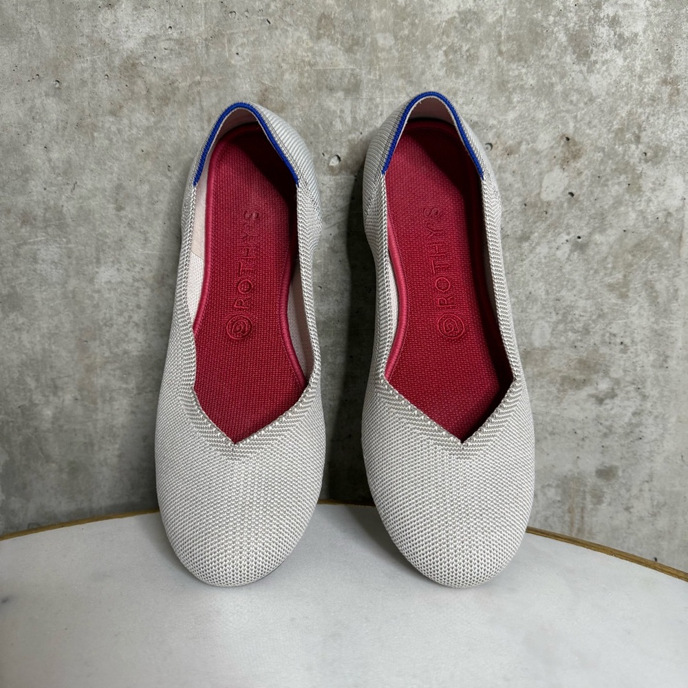Rothy’s Women’s Size 9.5 Gray Comfort Round Toe Flats